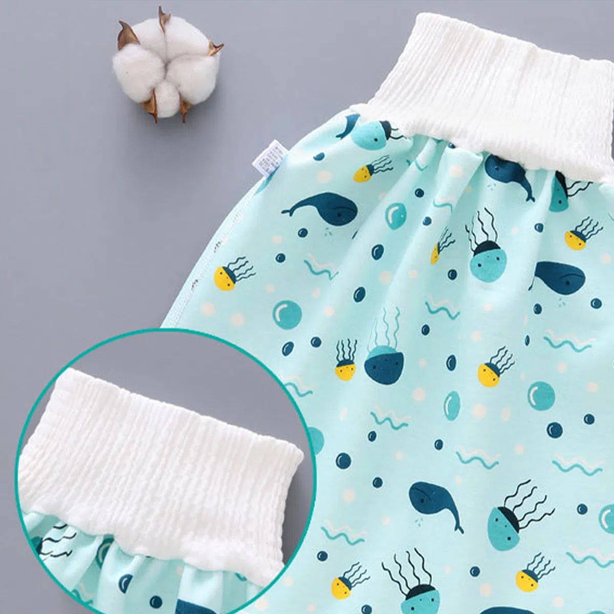 Babywindelröcke | Windelshorts aus Baumwolle | Unisex-Anti-Bettnässen-Windelhose für das Töpfchentraining