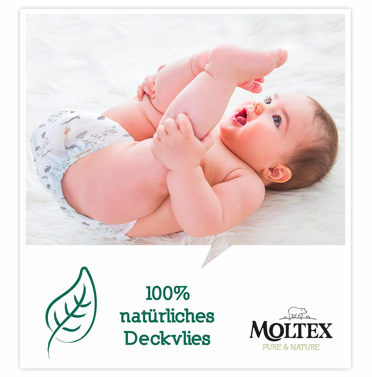 Moltex Pure & Nature Öko Pants Größe 6 XL (+14 kg) Monatsbox - 72 Bio Windeln