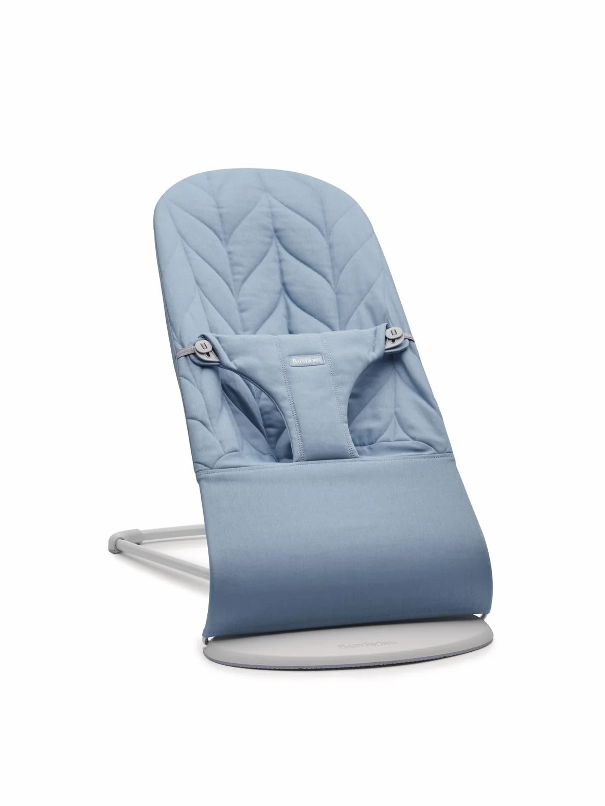BabyBjörn Babywippe Bliss, Gewebt, Blütenblatt-Steppung, Blau
