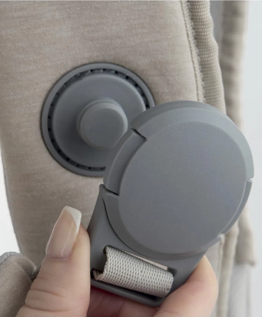 Mamas & Papas Kudo Babytrage - Kaschmir - Einfach zu montieren, anzupassen & zu entfernen, innovatives Design, ergonomische Unterstützung, gesunde Körperhaltung - 0-36 Monate