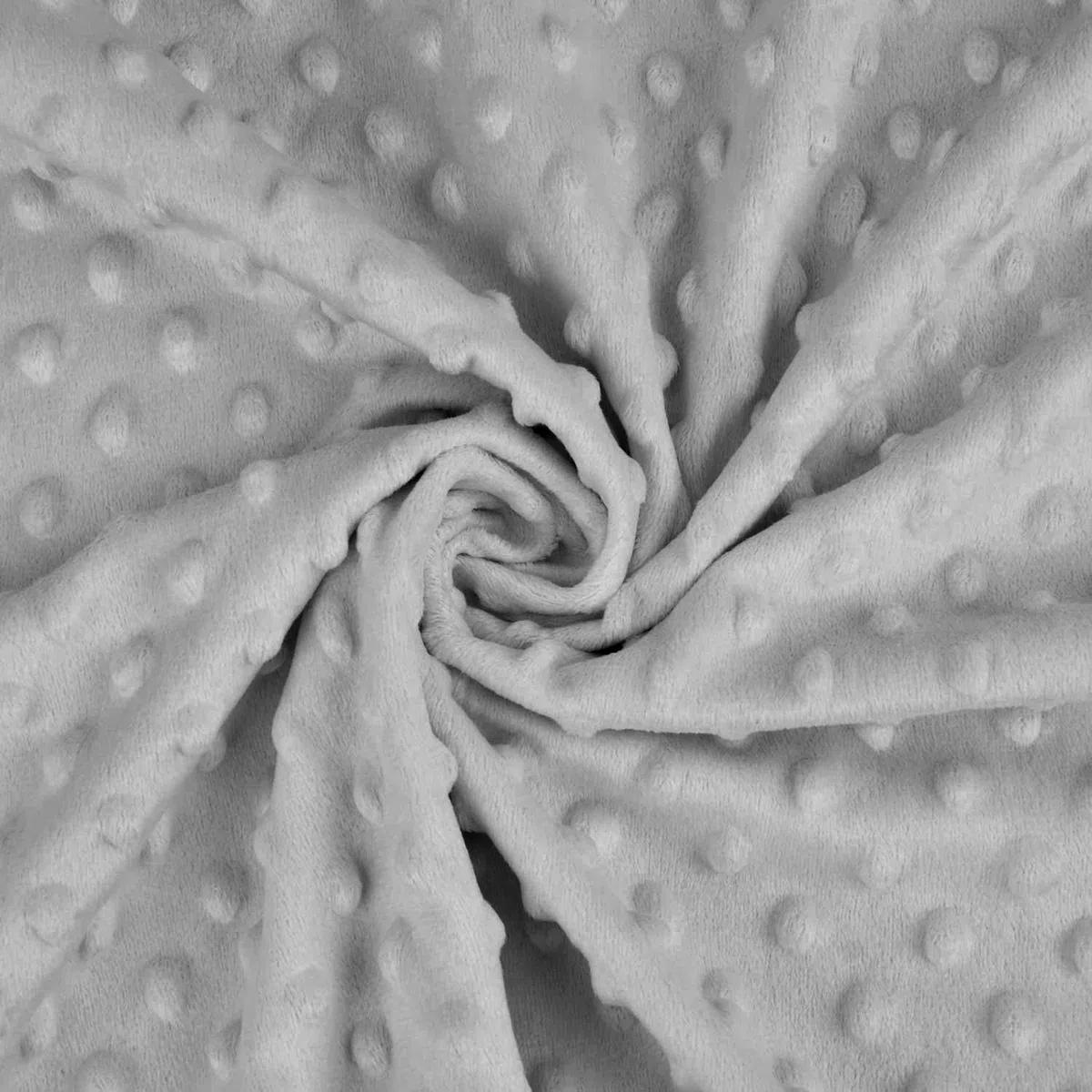 American Baby Company Heavenly Soft Chenille Minky Dot Sicherheitsdecke mit seidiger Satin-Rückseite, Grau, 35,6 x 35,6 cm, für Jungen und Mädchen