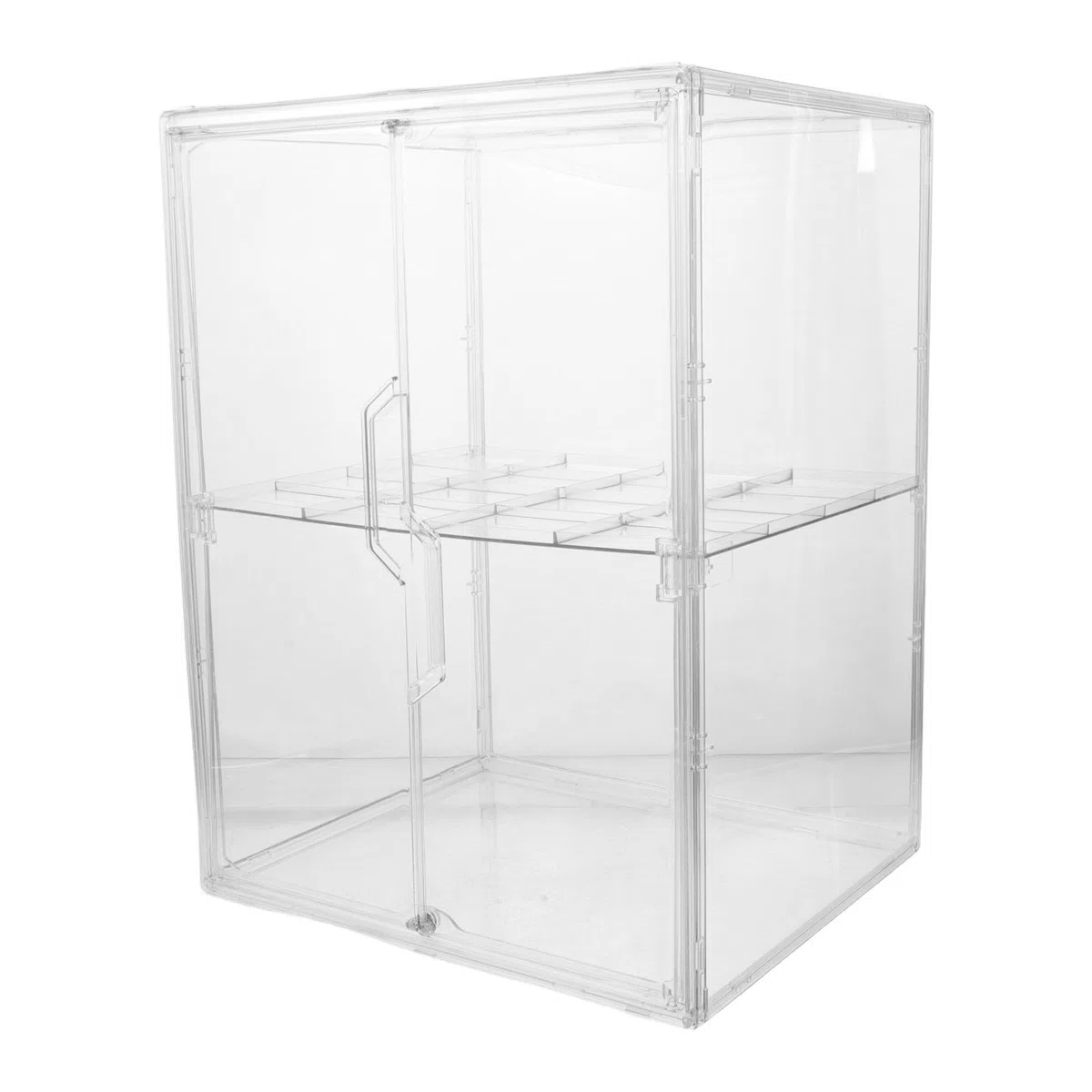 Abaodam Babyflaschen Aufbewahrungsständer aus Acryl mit 2 Ebenen und Platzsparendem Design für Babyflaschen Sauger und Zubehör im Badezimmer oder Schrank