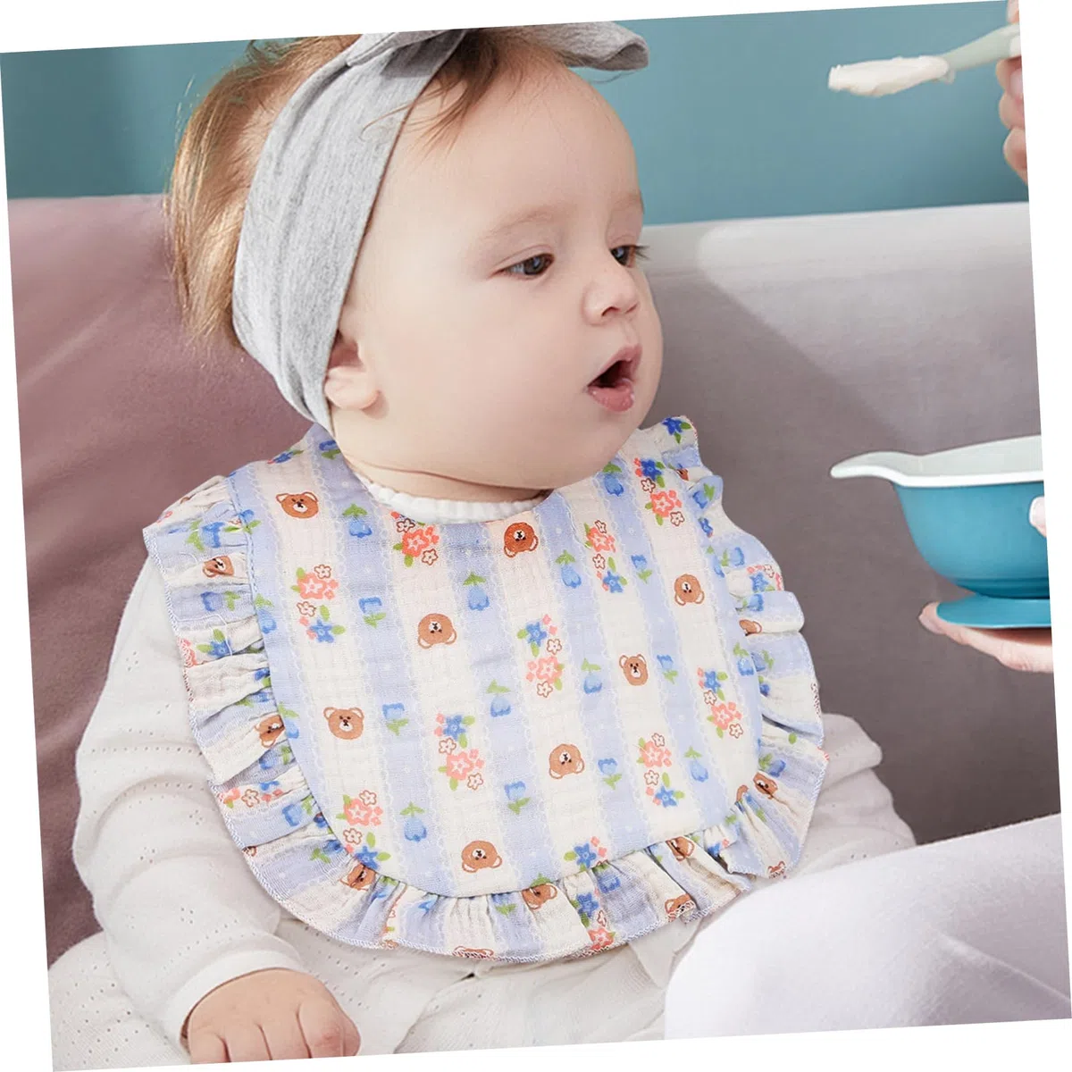 VALICLUD 12stücke Pack Babylätzchen Aus Unisex Für Kleinkinder Zum Essen Und Sabbern Babyspucktücher Mit Druckknopfverschluss Waschbar Und Saugfähig Für Neugeborene
