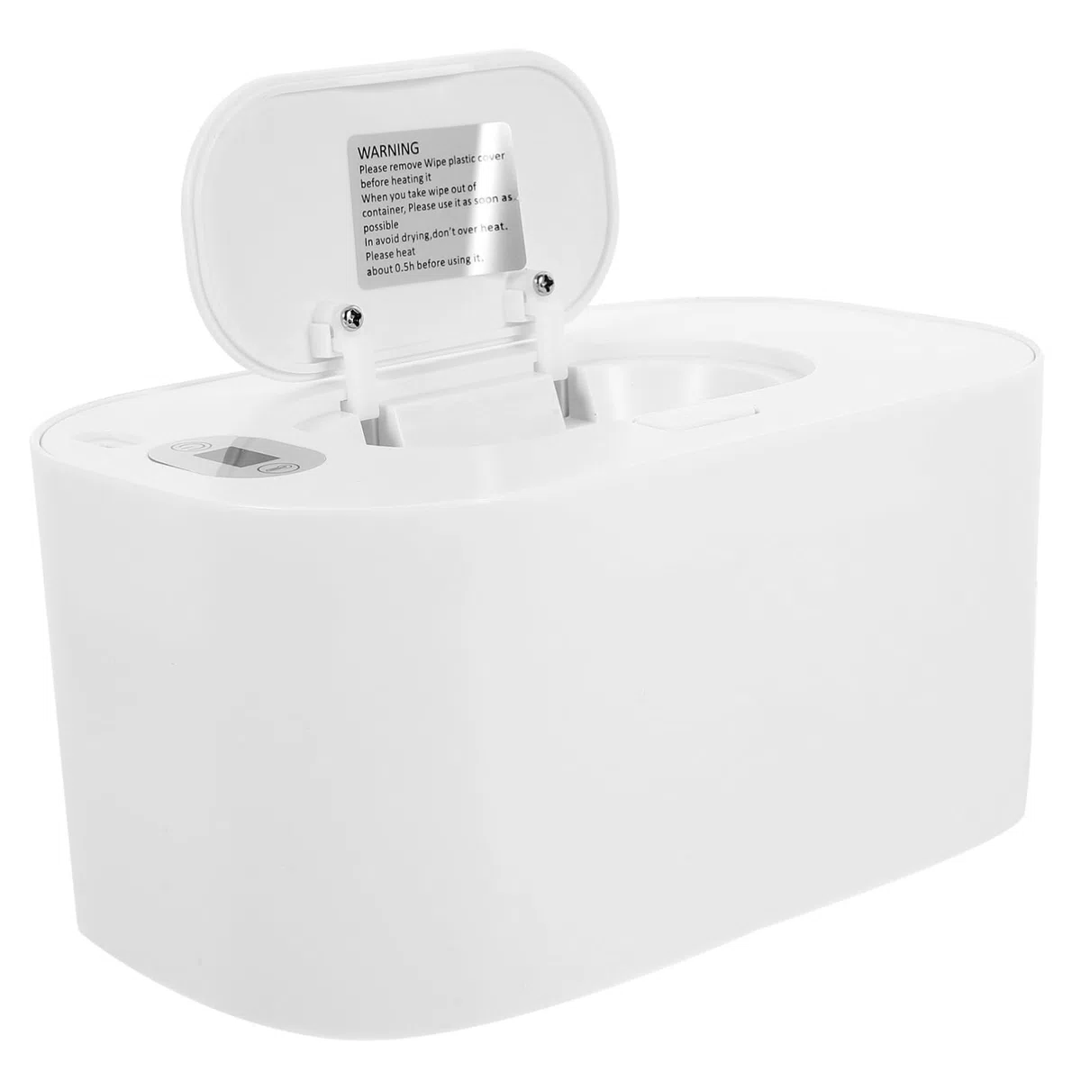 BESTonZON 4 Stück wärmer wischen Babytücher Feuchttücher Auto Papiertücher Baby-Geschenk Wischwärmer für zu Hause Tragbarer Feuchttuchwärmer Wagen Gewebe Thermobox Heizung reisen Abs Weiß