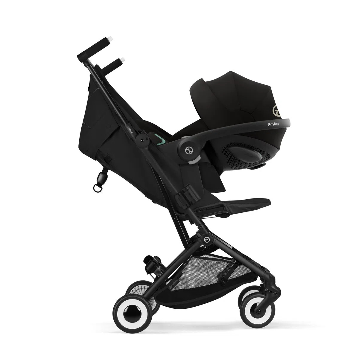 CYBEX Gold Kinderwagen LIBELLE, handgepäcktauglich, 6 Monate bis 4 Jahre, max. 22 kg, ultraleicht 6 kg, Einhand-Gurtsystem, Magic Black