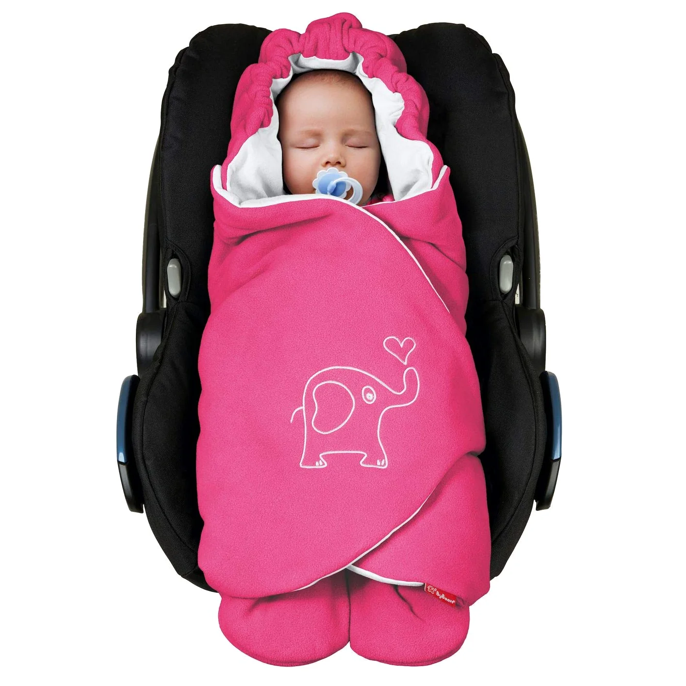 ByBoom Baby Einschlagdecke für die Übergangszeit und Sommer, Oeko-TEX 100, Universal Kuscheldecke für Babyschale, Autositz, Baby Decke für Kinderwagen, Buggy