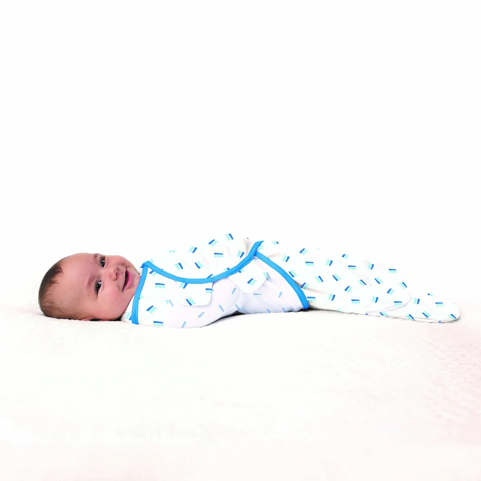 SwaddleMe Easy Change Pucktuch in Größe Small/Medium, für 0-3 Monate, 3-6kg, bis zu 66cm lang, 1-Pack Baby Pucktuch mit Easy Change Reißverschluss