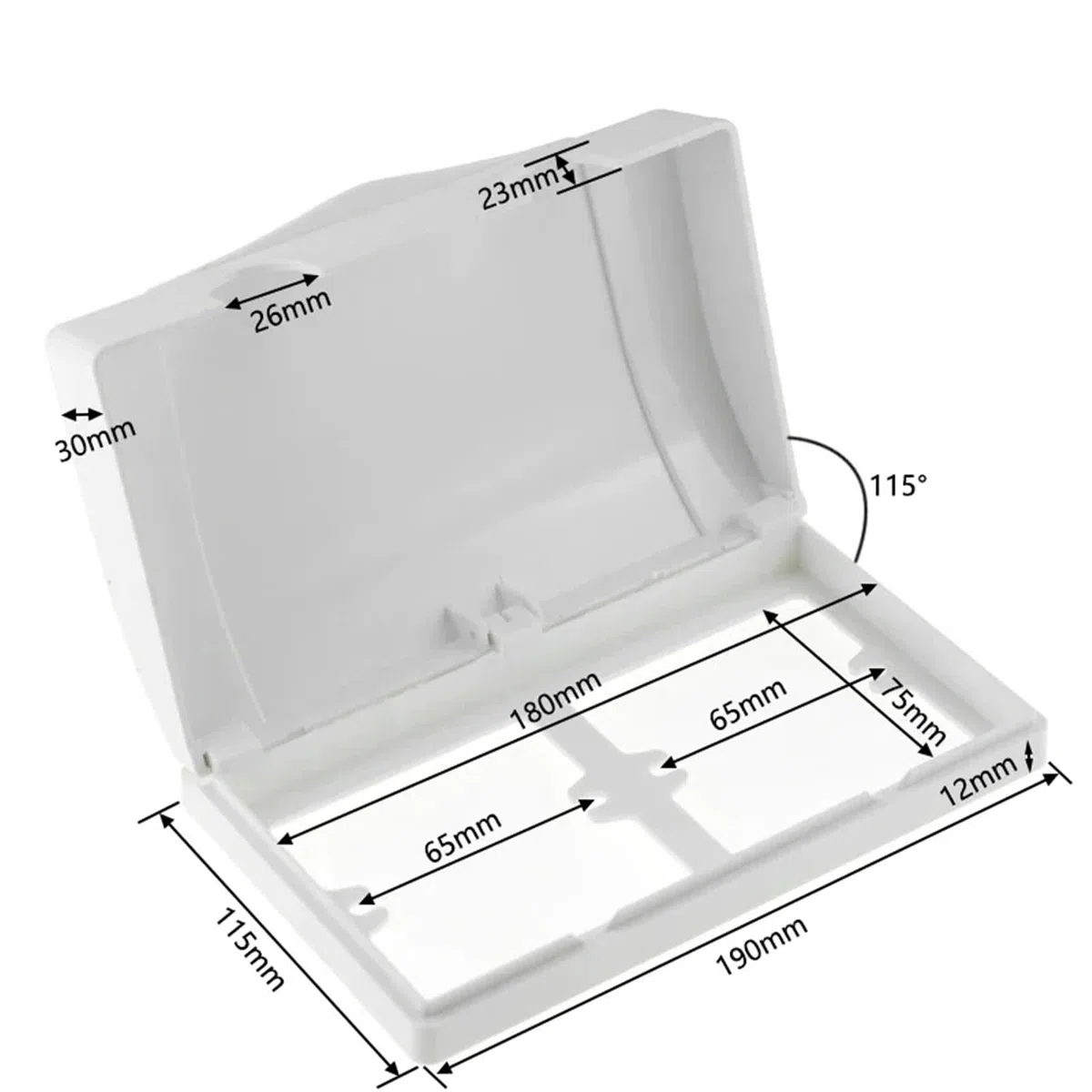 Lichtschalter-Schutz, spritzwassergeschützt, Schutzabdeckung, wasserdicht, 86 Typen, Steckdosenschutz, Sicherheits-Steckdose, für Zuhause, Büro, Universalsteckdose (transparent), 10 Stück
