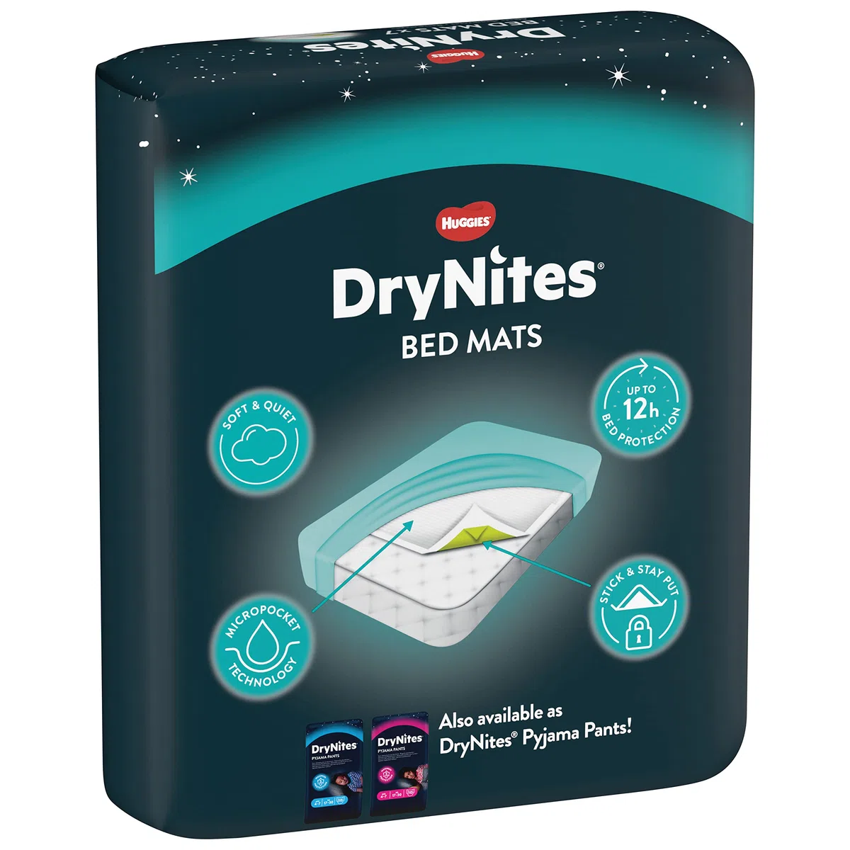 DryNites Bed Mats,saugfähige Einweg-Betteinlagen,4x7 Bettauflagen