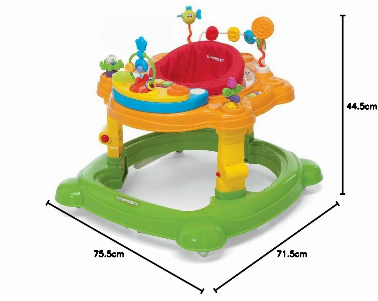 Foppapedretti Playgio Lauflernwagen, für Babys von 6 Monaten bis zu 12 kg, mehrfarbig