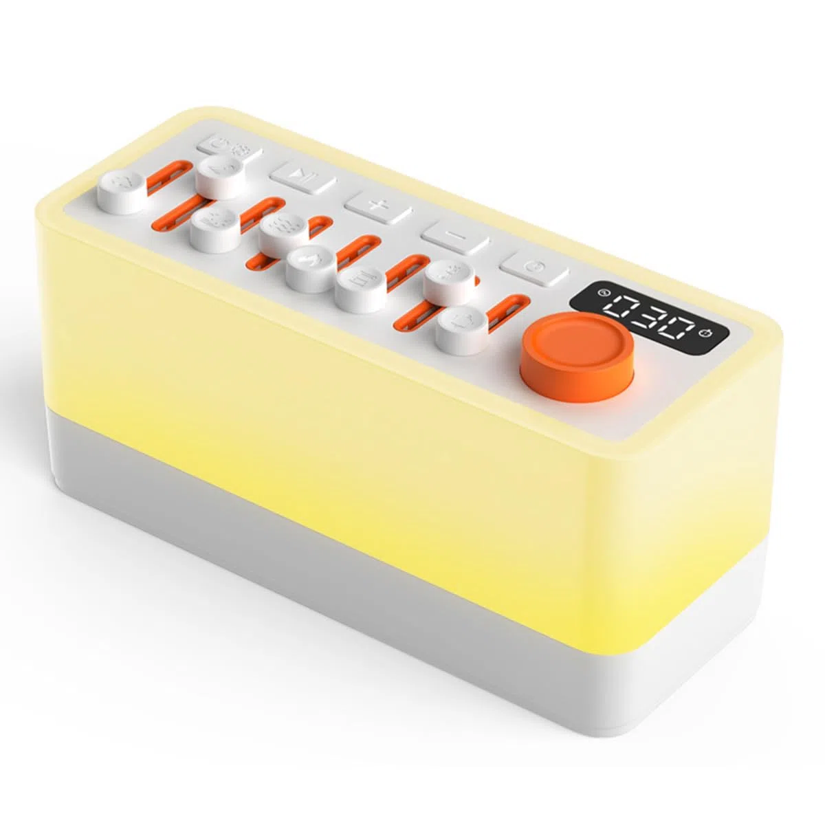 White Noise Machine, Smart Sleep Aid Speaker with 8 Nature Sounds, Portable Bluetooth Speaker 7 Colors Night Lights, Wireless Bluetooth Speaker with Timer Auto Shutoff