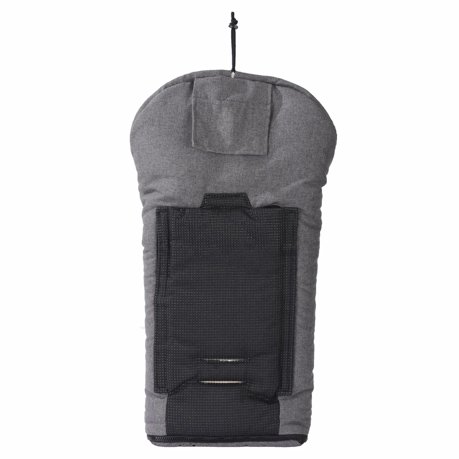 Lammfell-Fußsack für Kinderwagen, Fußsack aus Leinen, graue Farbe, echtes Schaffell, Kinderwagen, Warmer, winddichter Babyschlafsack (80X45CM) Dunkelgrau