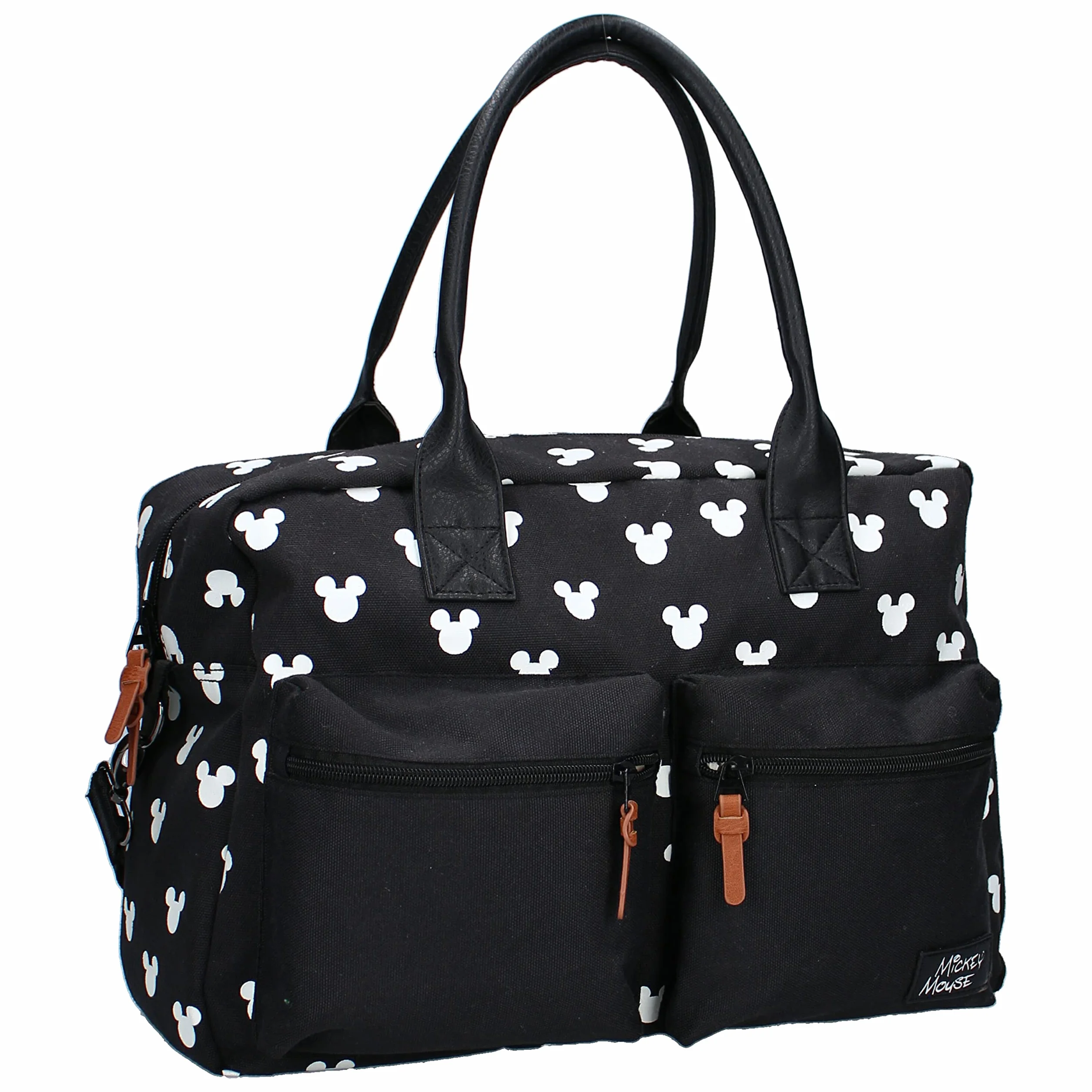 Mickey Mouse Endless Imagination | Wickeltasche | Hergestellt aus robustem und auslaufsicherem Polyester | Ideal für unterwegs | Grey Schwarz -Einheitsgröße
