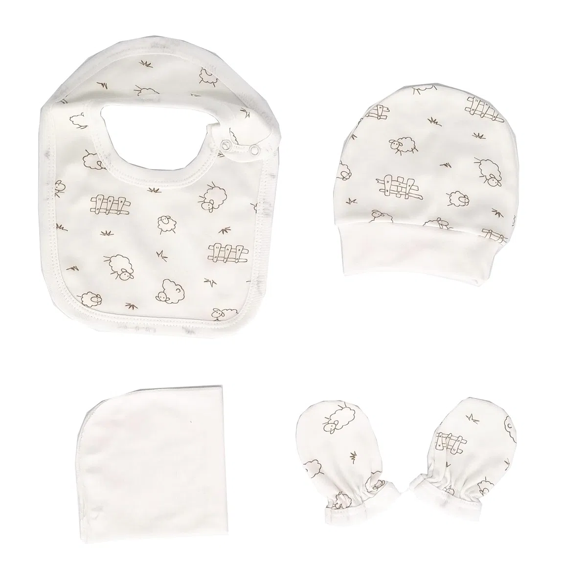 Huanger Ipeksi Baby Neugeborenen Baby Set 100% natürliche Baumwolle Erstausstattung Erstlingsausstattung Ausstattung Unisex Kleidung Geschenkset Babyausstattung mit 10 Teilig für Babys 0-4 Monate