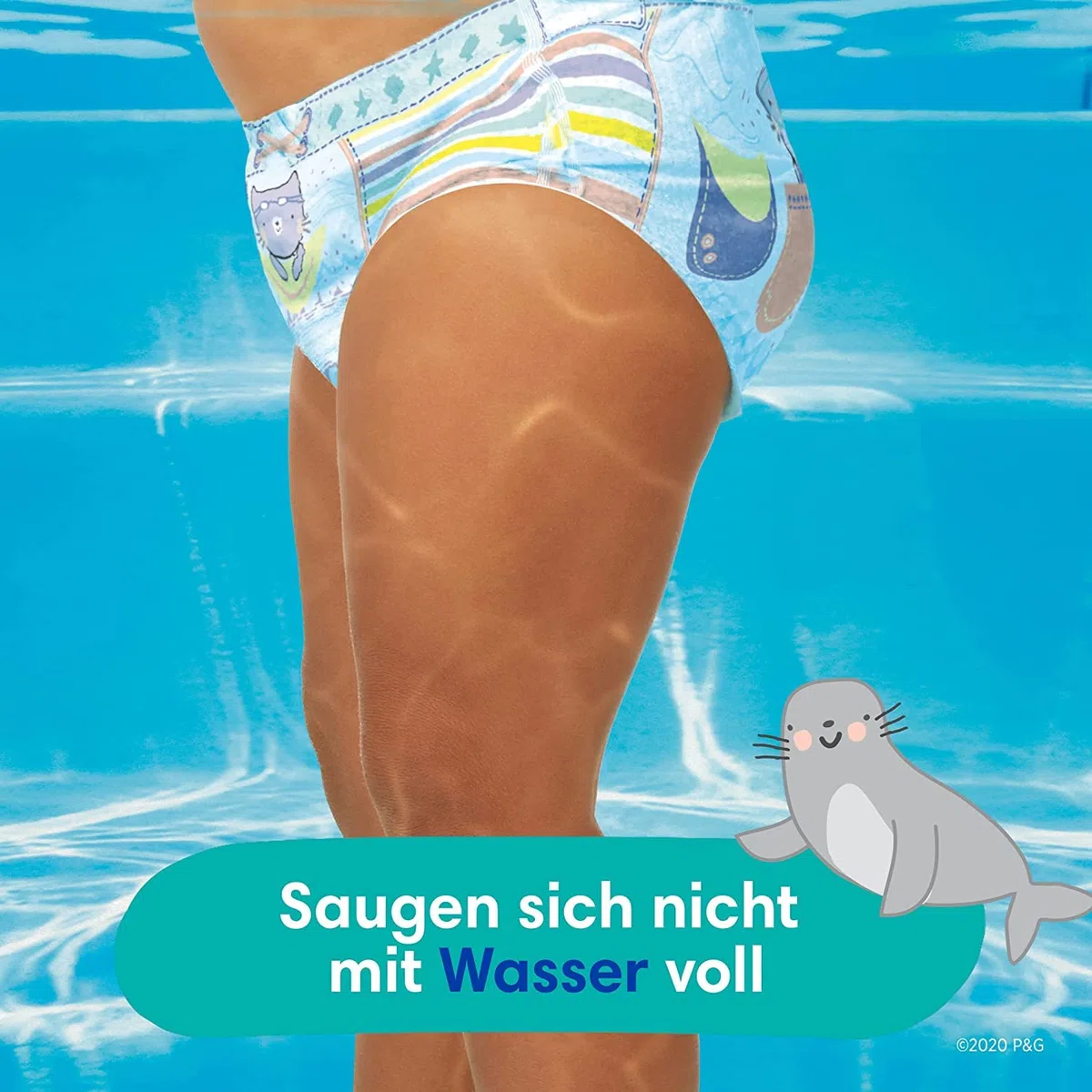 Pampers Schwimmwindel Set mit Splashers (Größe 3-4, 96 Schwimmwindeln) und Windeln Größe 3 (6-10kg, 204 Stück) Premium Protection, Midi, MONATSBOX, Baby Erstausstattung Für Neugeborene