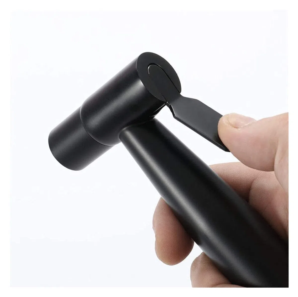 ToiletSprayer Hochwertiger schwarzer Hand-Toilettensprüher aus Edelstahl for Badezimmer – Shattaf-Sprayer, ideal for die persönliche Hygiene und Töpfchen-Toilettenspray – perfekt