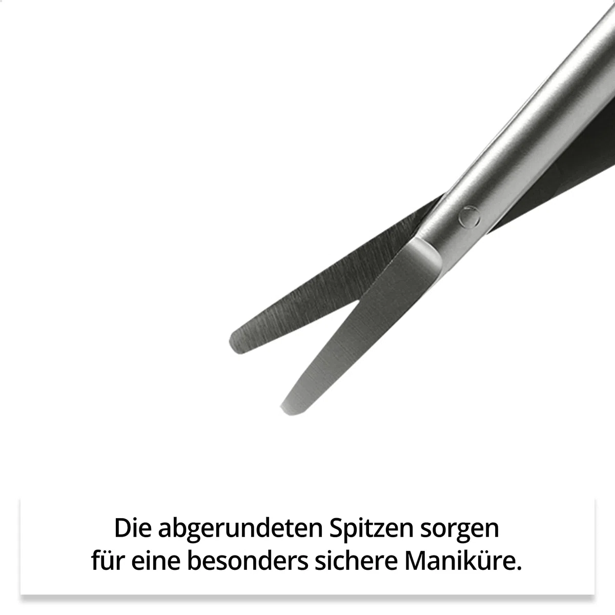 Rubis Kid Nagelschere - Hochwertige Babynagelschere rund - Kindernagelschere - runde Spitze für Kinder Nagelpflege - Baby Schere abgerundet