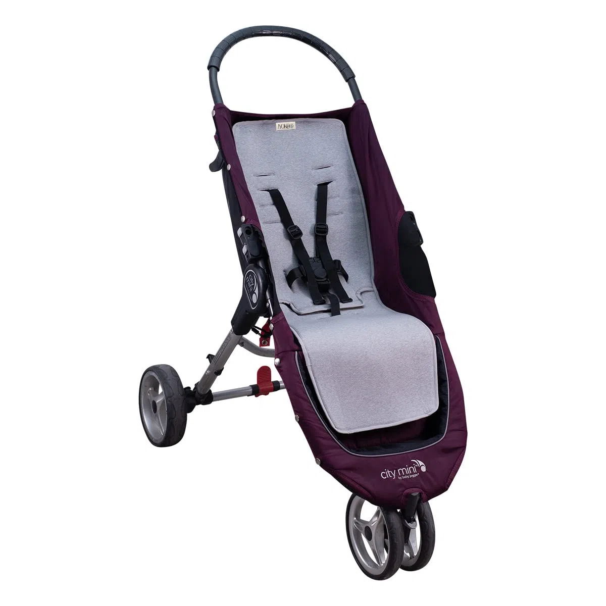 JYOKO KIDS Sitzauflage kompatibel mit Joolz und Baby Jogger City Mini, City mini GT2, City Mini Zip, City Mini Tour Y Joolz. Aus 100% Baumwolle (Stone Grey)
