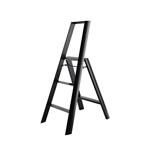 Metaphys Lucano Stool 3-Step, Black by IPPINKA