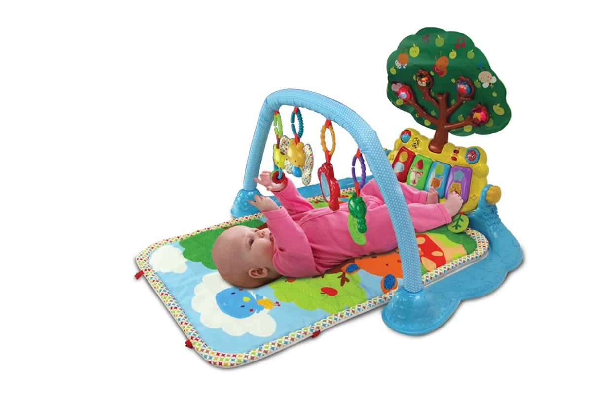 Vtech VTC-GYM01 Vtech Little Friendlies Glow & Giggle Playmat, transparent, 200 g