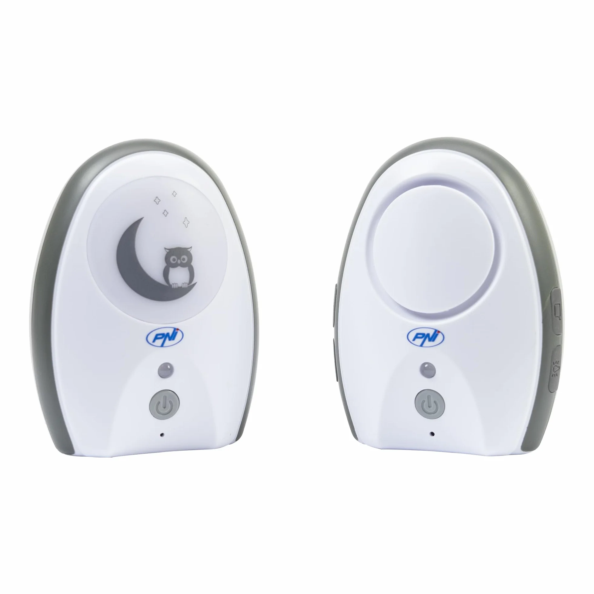 Audio Babyphone PNI B6500 kabellos, Gegensprechanlage, mit Nachtlampe, Vox- und Pager-Funktion, einstellbare Mikrofonempfindlichkeit