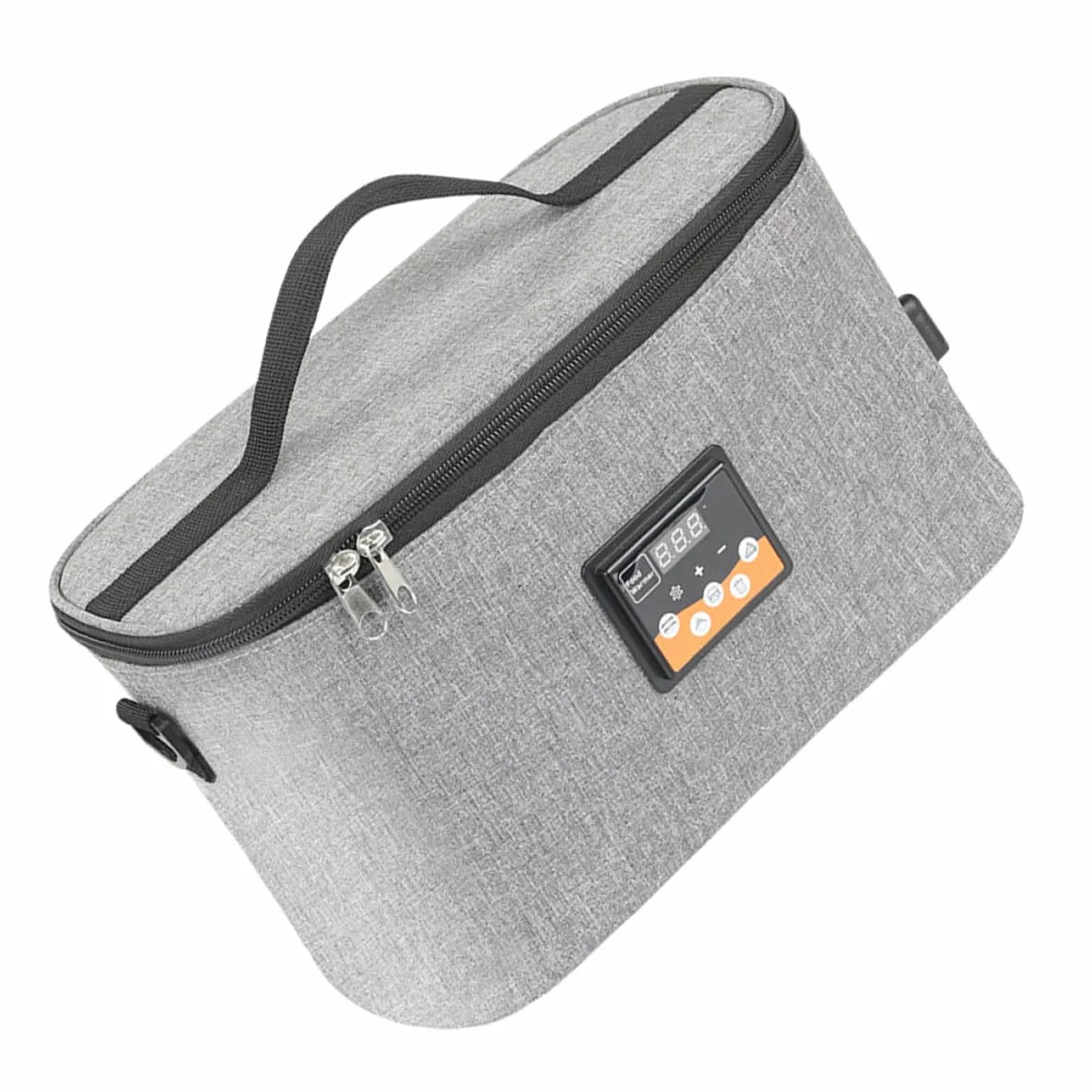 ifundom Tragbare Babyflaschen Wärmetasche für Unterwegs 8L Oxford Gewebe mit Dc 12v Auto Ladestecker für Kinderwagen