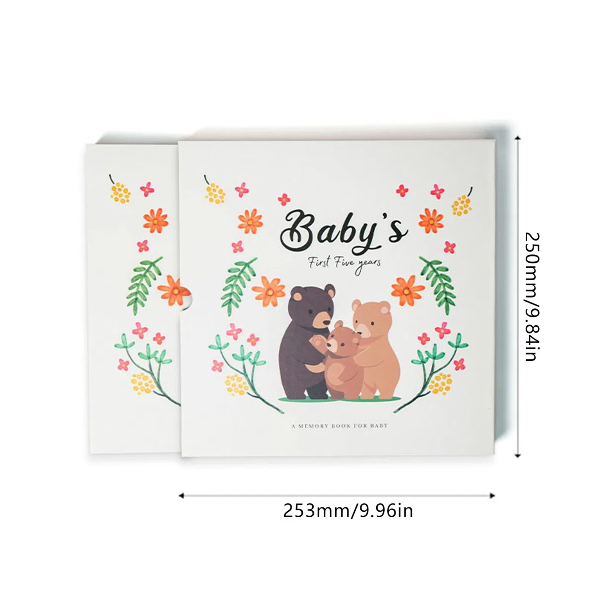 Baby Growth Journal To Document Milestones Development Data Scrapbook For Birthdays Shower Gifts Development Record Book