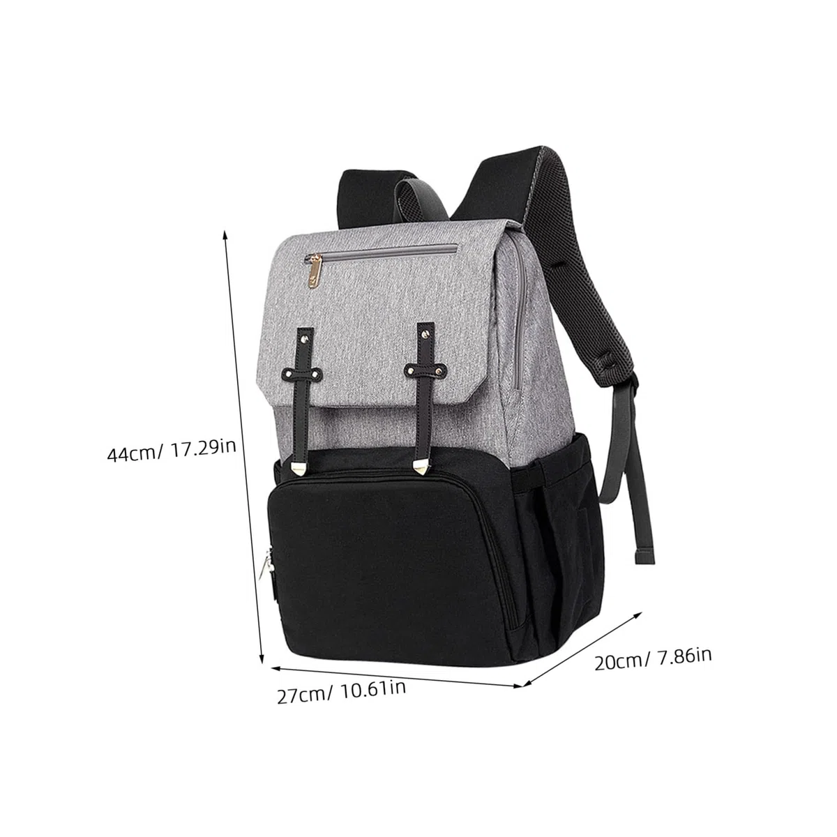 Multifunktionaler Wickelrucksack für Mama mit Großer Kapazität Strapazierfähigem Oxford Stoff zum Reisen und Ausflügen