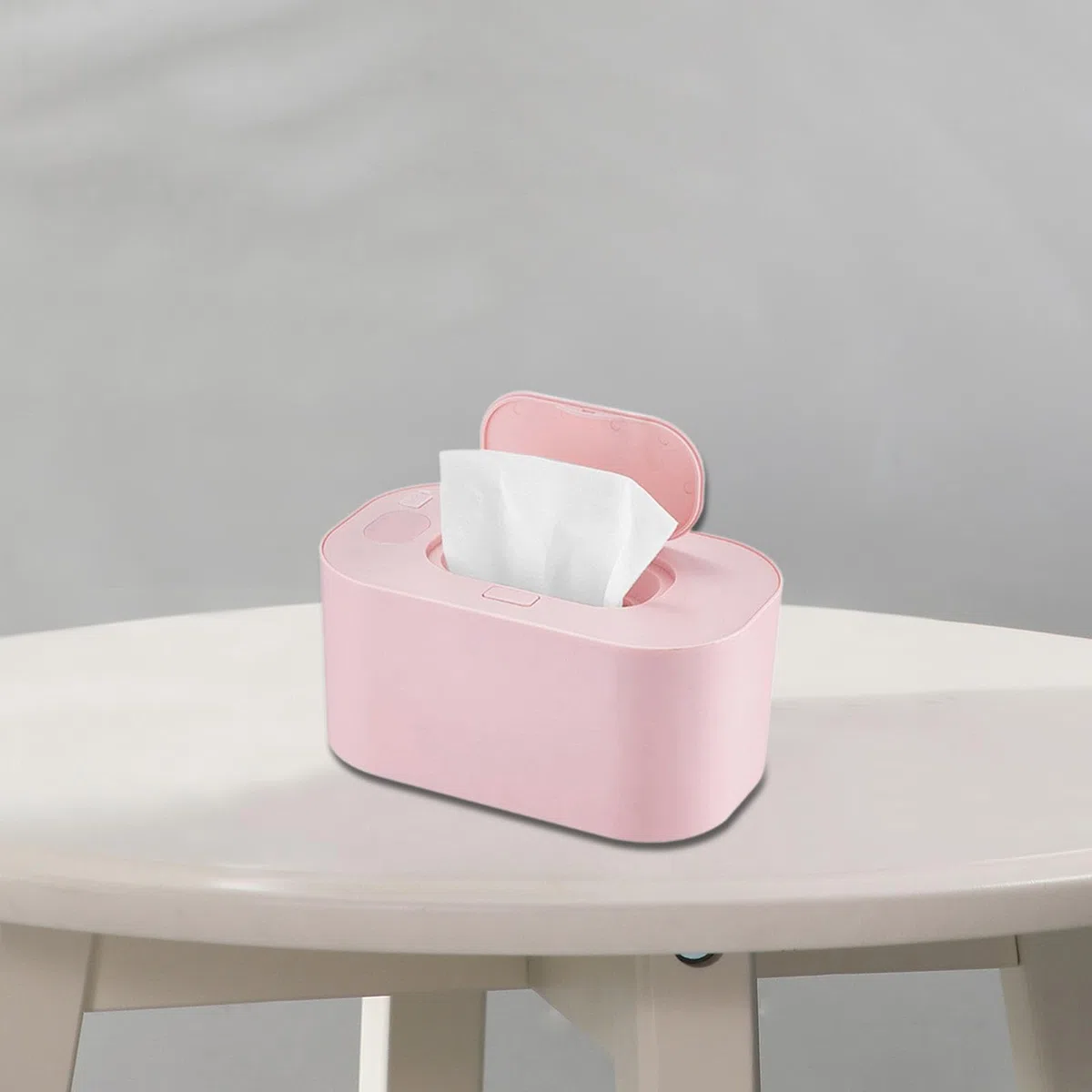 perfk Tragbarer USB-Feuchttuchwärmer, Beheizte Feuchttuchbox Baby-Feuchttuchwärmer, Heimgebrauchs-Feuchttuchwärmer Servietten-Heizbox, ROSA
