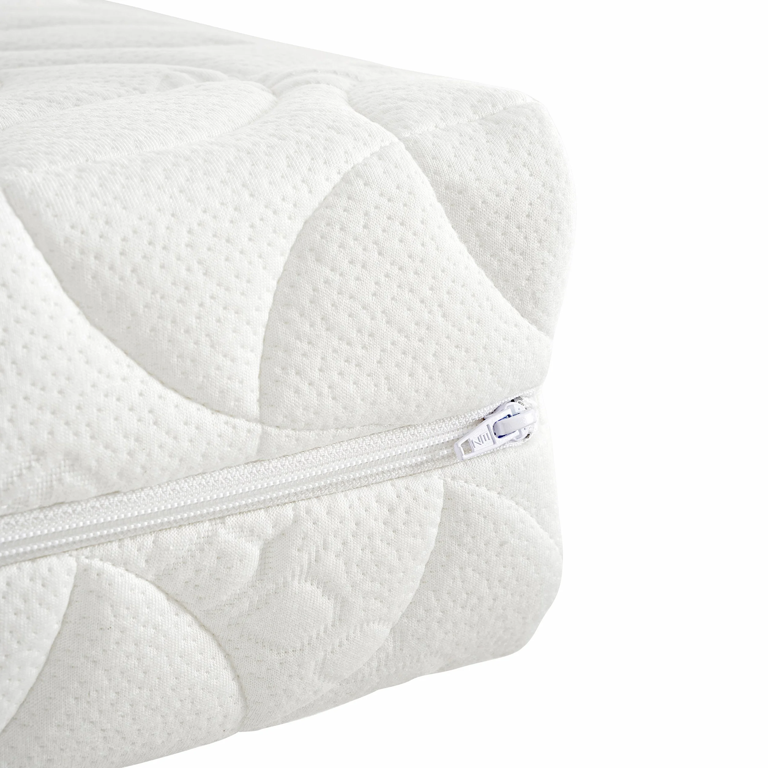 Babysom - Babymatratze Bambus | 70x140 cm | Kindermatratze | Naturfaser | Atmungsaktiv | Bezug abziehbar | Luftdurchlässiger Kaltschaum | Geprüft | Höhe 10cm