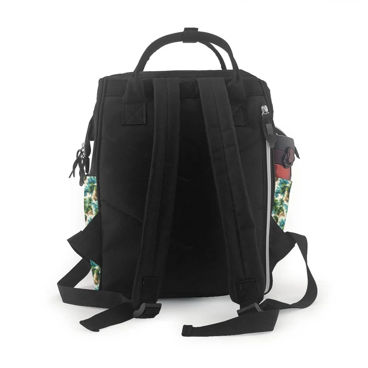 Wickeltasche für Babypuppen – Hawaii kleine Insel-Druck, Mama-Tasche, taktischer Säuglings-Baby-Rucksack, Reisemode, Wandern, Kleinkind, Tragetasche, Still-Windeltaschen für Vater, Mutter