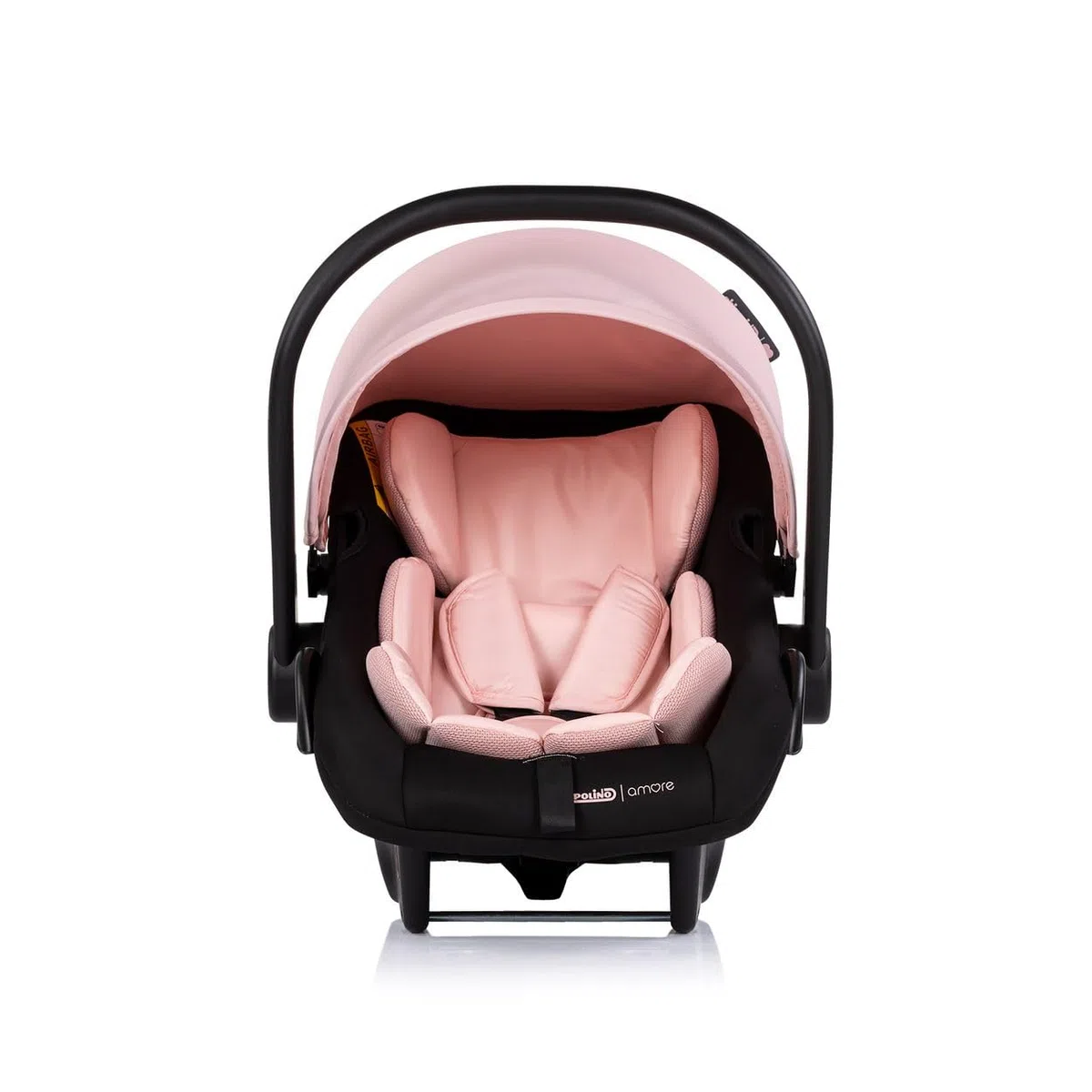 Chipolino Set Babyschale Isofix-Basisstation Amore i-Size Gruppe 0+ (0-13 kg) rosa pink