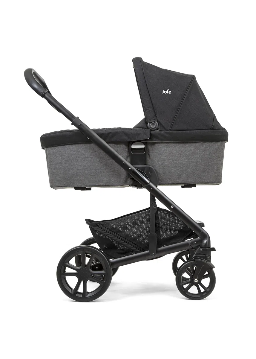 Joie Chrome Babywanne, kompatibel mit Chrome Buggy, Flache Liegefläche, UPF50+ Verdeck, Verstellbarer Schieber, Regenschutz, 0–9 kg
