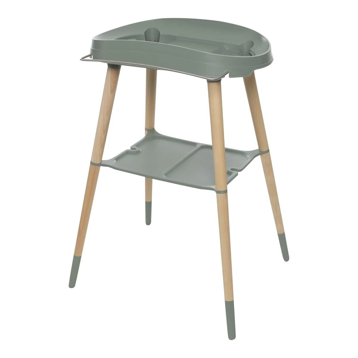 Bebe-Jou Badewannenständer Sense Breeze Green mit schönen Holzbeinen | 421730