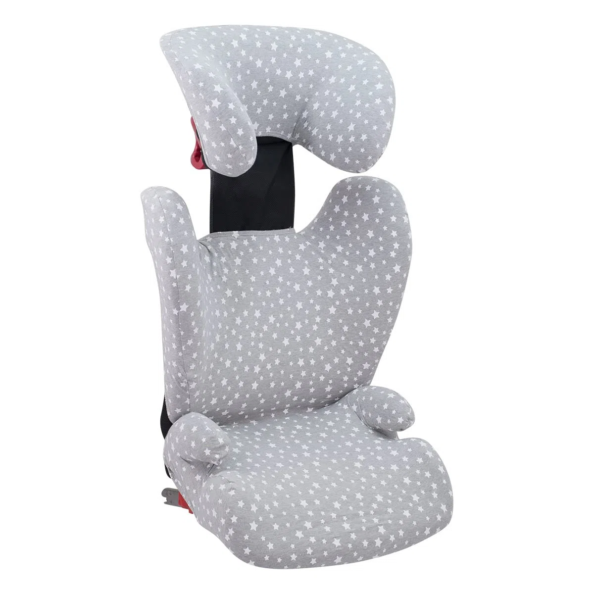 JYOKO KIDS Bezug kompatibel mit Britax Romer Kidfix, aus Baumwolle (Romer Kidfix, WHITE STAR)