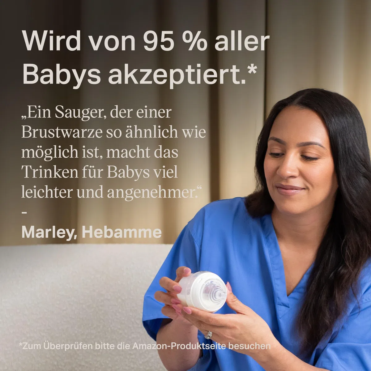 Tommee Tippee Natural Start Starterset aus Glas, Neugeborene, 150-ml- und 250-ml-Anti-Kolik-Babyflaschen mit Besonders langsamer und Langsamsauger, brustähnliche Sauger, selbststerilisierend