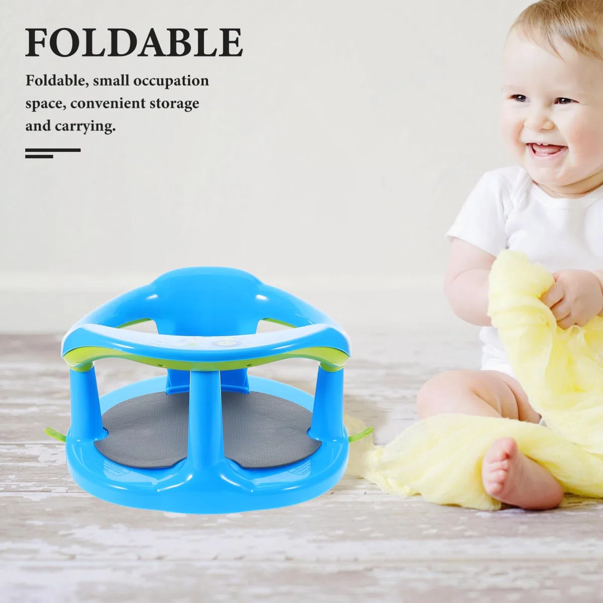 Toyvian Für Neugeborene Für Badewanne Babysitz Mit Rutschfester Unterseite Aus Babyfreundlichem Material Platzsparendes Design Für Aufbewahrung Und
