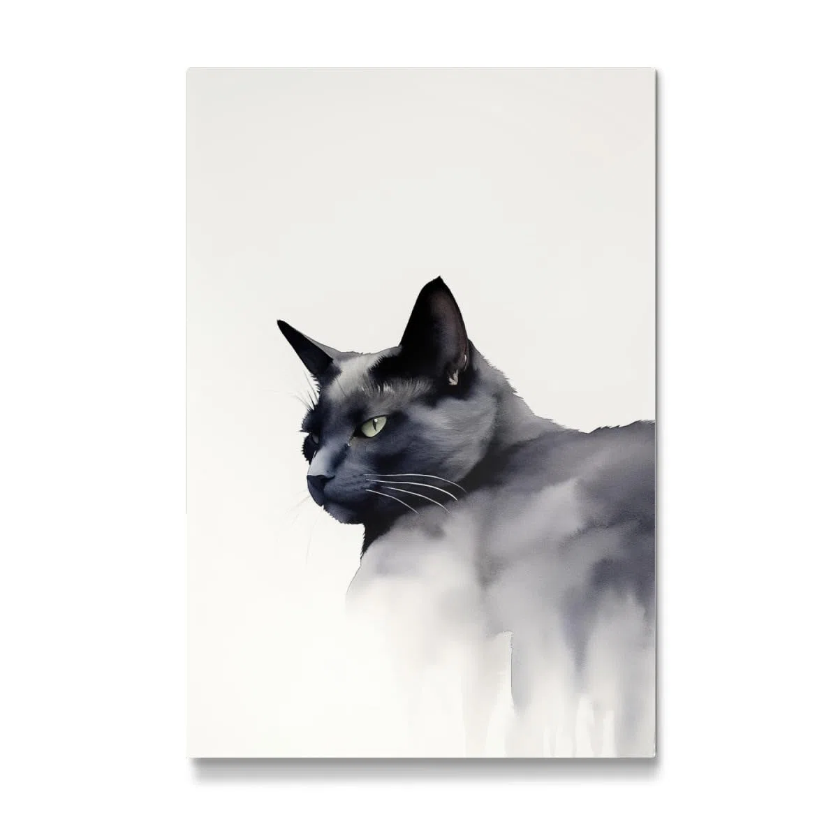 artboxONE Galerie-Print 60x40 cm Katzenliebe hochwertiges Acrylglas auf Alu-Dibond Bild - Wandbild von Carina