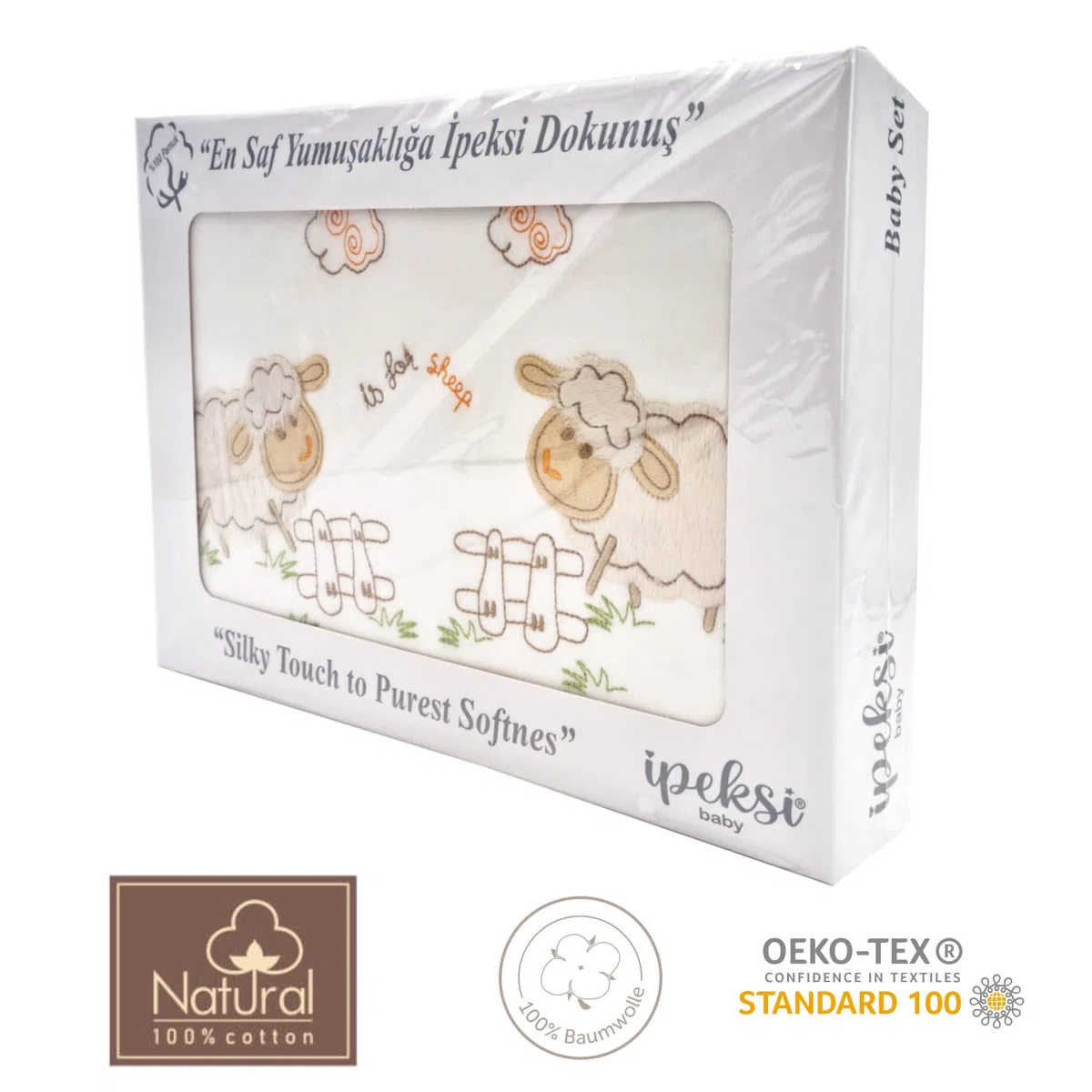 Huanger Ipeksi Baby Neugeborenen Baby Set 100% natürliche Baumwolle Erstausstattung Erstlingsausstattung Ausstattung Unisex Kleidung Geschenkset Babyausstattung mit 10 Teilig für Babys 0-4 Monate