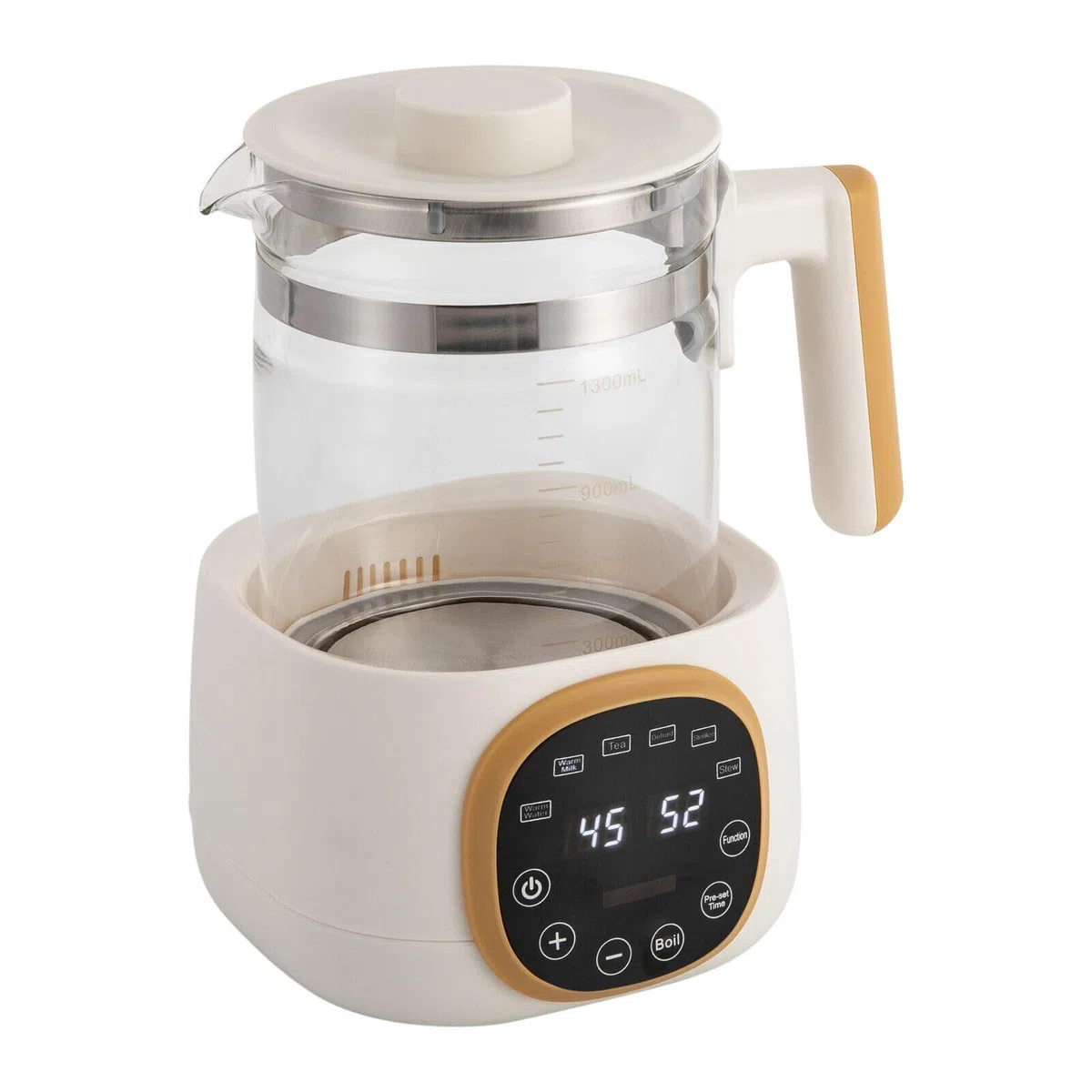 Flaschenwärmer Baby Wasserkocher 72h Warmhalten für Babynahrung Tee Kaffee 1.3 L Wasserkocher für Babynahrung