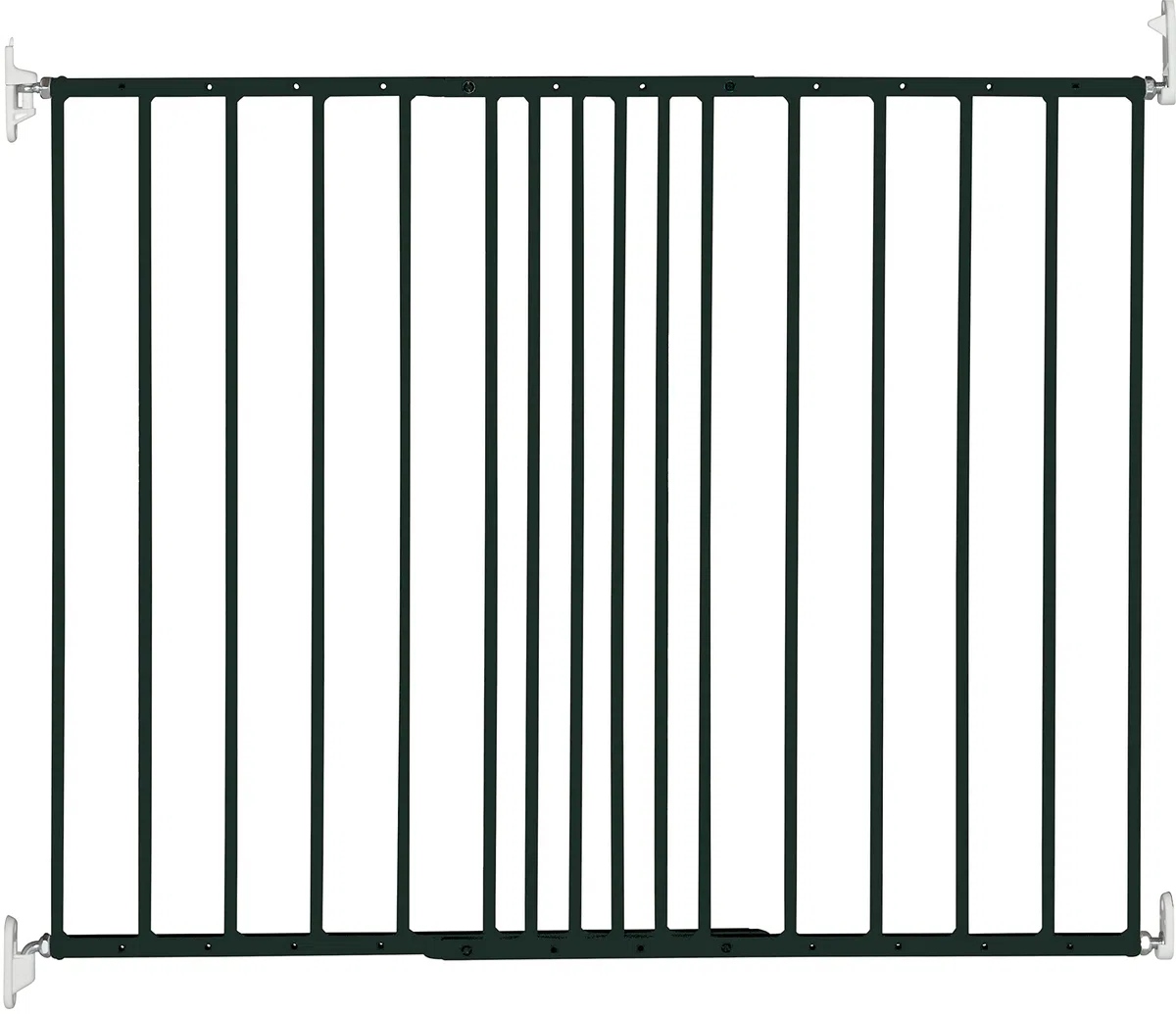 DOLLE Treppenschutzgitter Metall schwarz Breite 62,5-106,8 cm Einhand-Sicherheitsverschluss