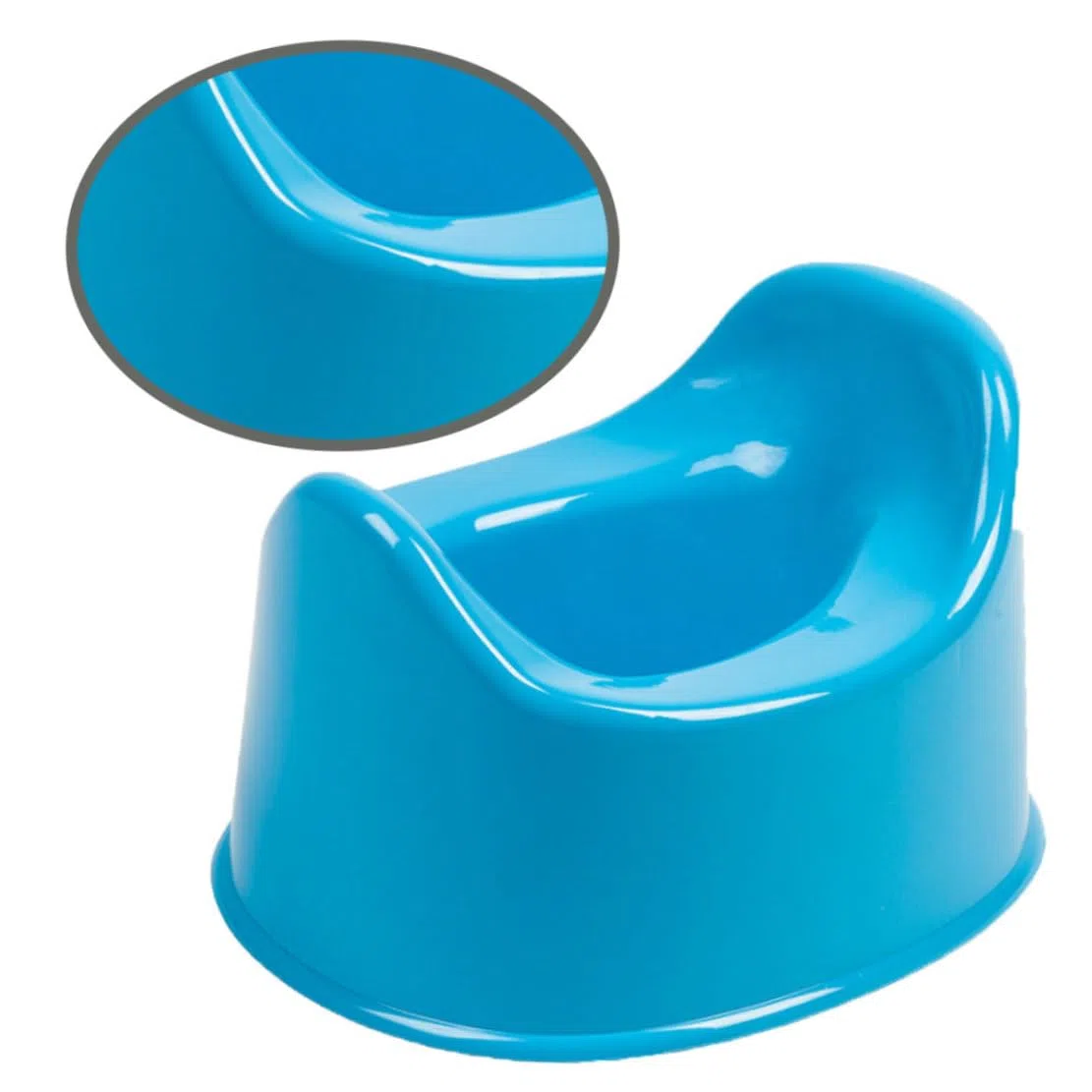 Kleinkind-Toilettensitz, tragbarer Baby-Töpfchen-Toilettenstuhl mit komfortablem Design für Jungen und Mädchen, leicht zu reinigender Reise-Kinder-Toilettentrainer für Zuhause und Badezimmer, Bl