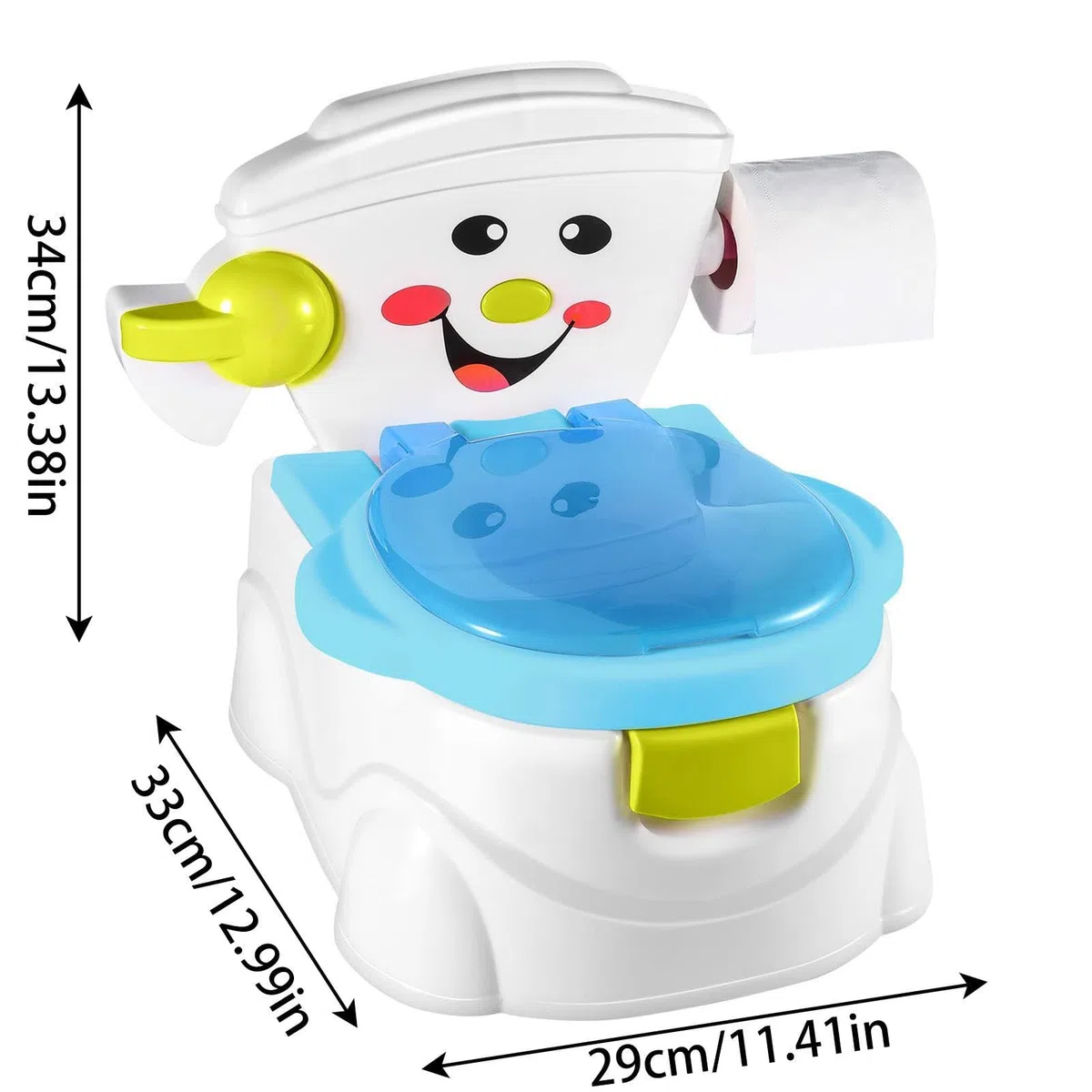 Töpfchen-Trainingstoilette, 3-in-1-Toiletten-Trainings-Töpfchen Für | Kleinkinder Mit Spritzschutz,Toilettentrainings-Töpfchen Mit Rückenlehne, Rutschfeste Kleinkindtoilette Zum Üben Der Toilette