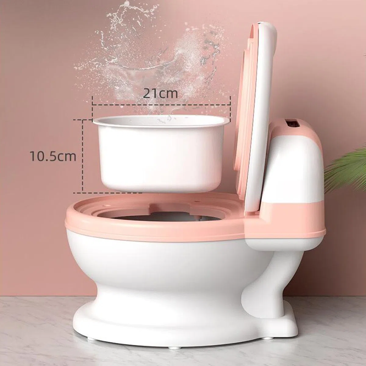 Amagogo Realistisches Töpfchen für Kleinkinder, Bequemes Und Realistisches Töpfchen mit Lebensechtem Gefühl, Fürs Schlafzimmer, für Mädchen Und Jungen