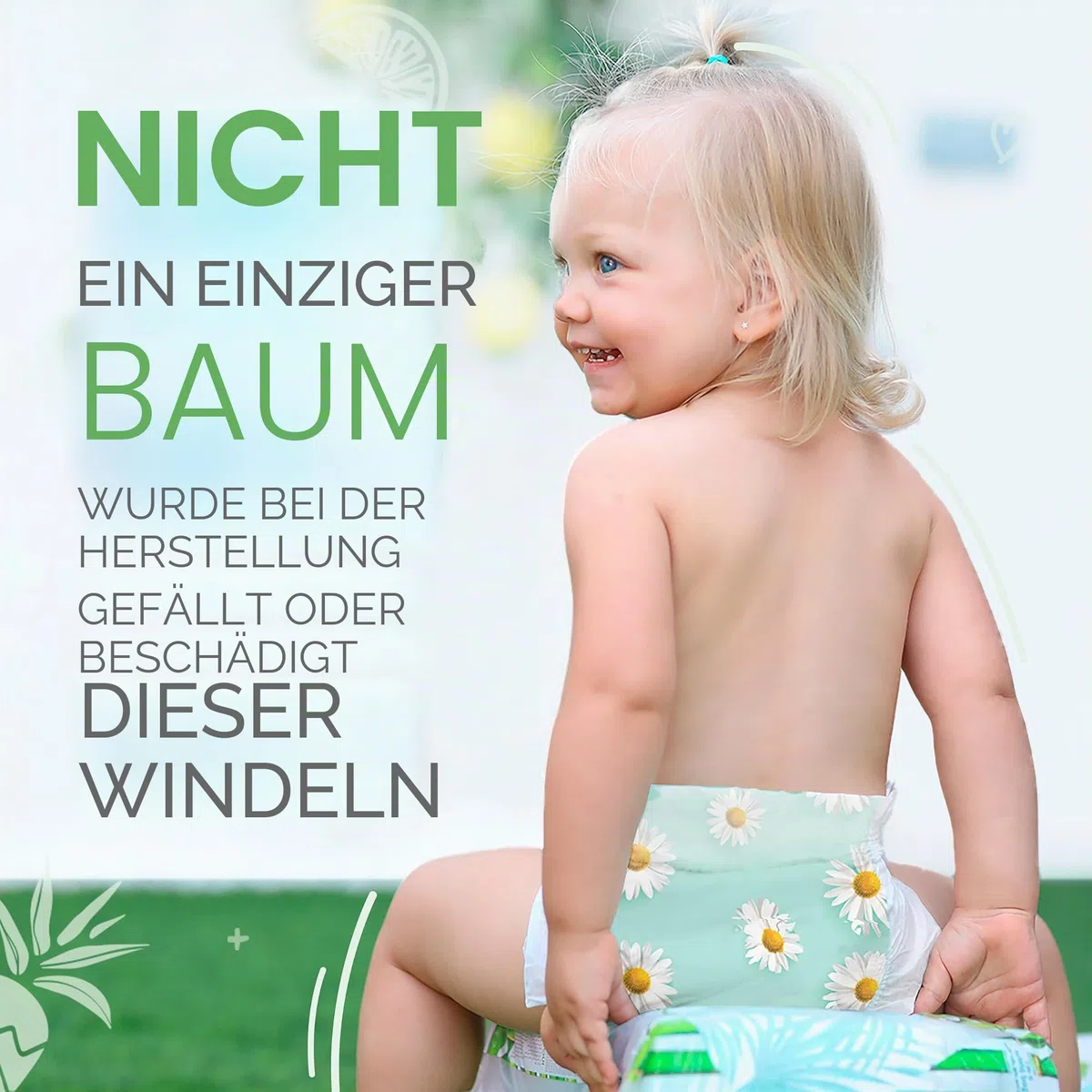 PureBorn 88 Windeln Größe 5 (7-12 kg), Ultra-Saugfähig, Hypoallergen, Weich & Sanft für Babys (12-24 Monate), Dermatologisch Getestet, Auslaufsicher, Umweltfreundlich aus Bambus