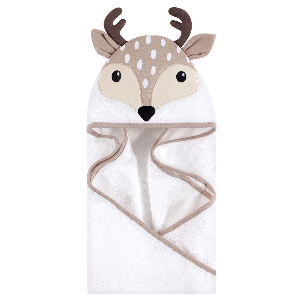 Hudson Baby Unisex Baby Animal Face Hooded Towel, Mint Bunny 1-Pack, One Size