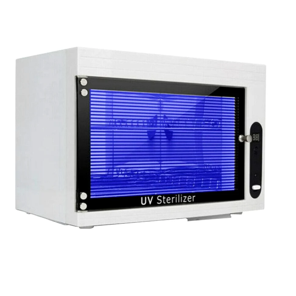 Sterilisatoren für Nagelwerkzeuge, UV-Handtuchsterilisator Desinfektionsbox UV-Sterilisationsschrank Nagelpflege LED Sterilisation Desinfektion Sterilisator Nagelstudio 220V
