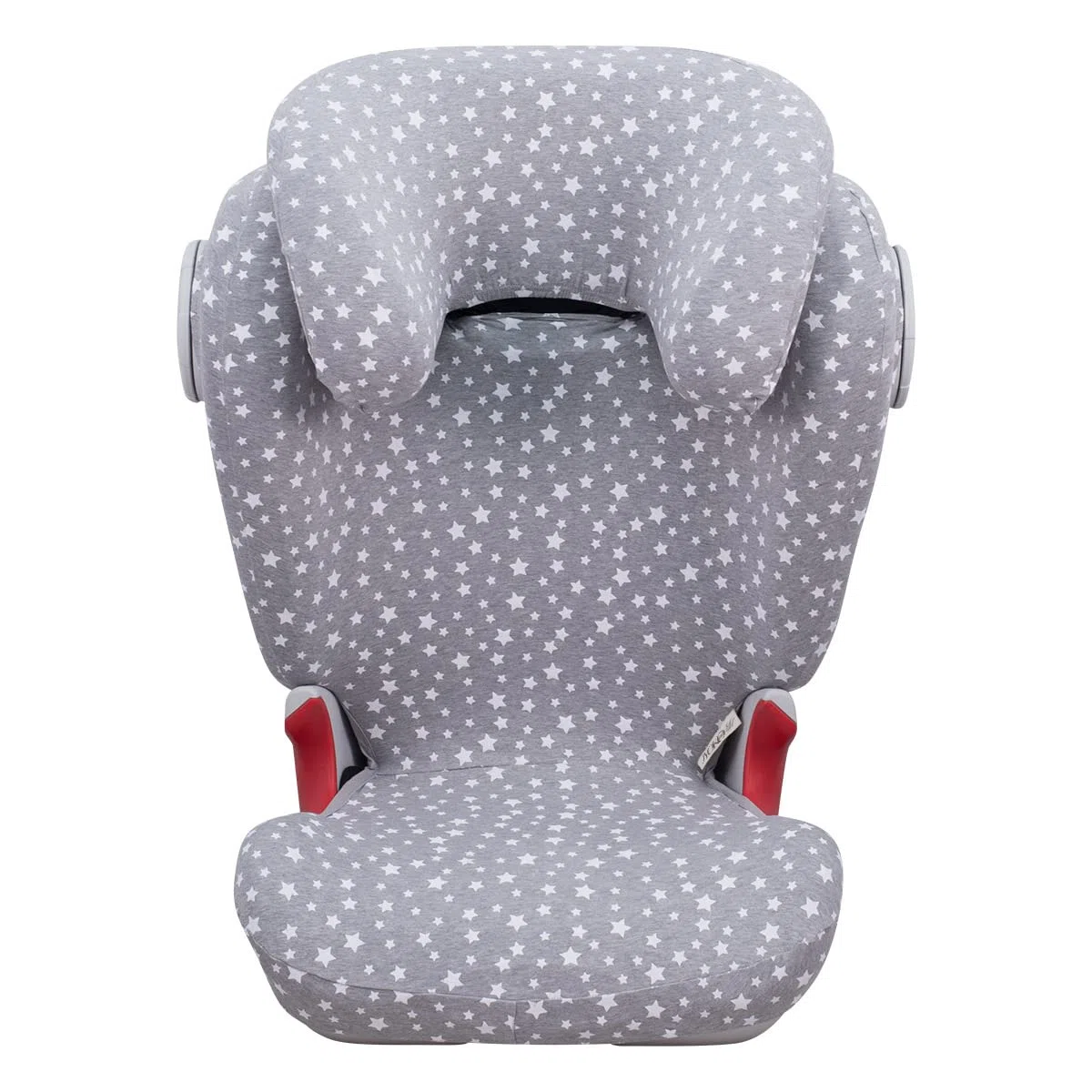 JYOKO Kids Bezug kompatibel mit Römer KIDFIX II XP SICT, kidfix 2 S, Kidfix Z - Line (WHITE Star, OHNE Auge)