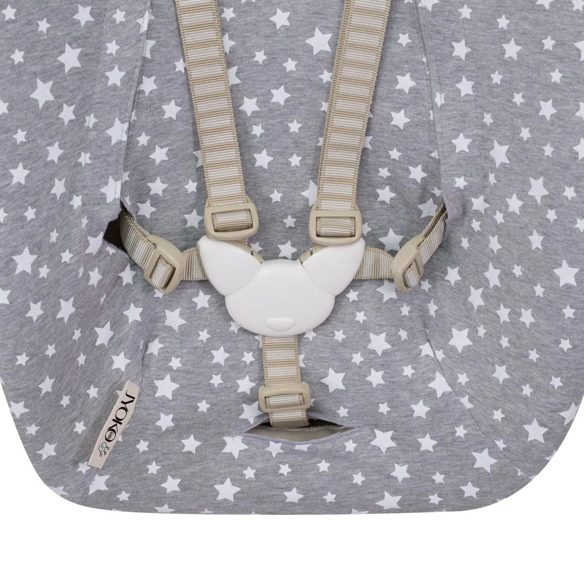 JYOKO KIDS Bezug kompatibel mit Stokke Newborn (White Star)