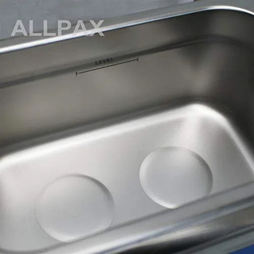 Allpax PALSSONIC Ultraschallreiniger 3 Liter - schallgedämmter Hochleistungsreiniger mit integrierter Heizung - Edelstahl-Gehäuse